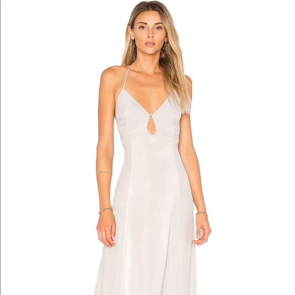 HEIDI MAXI IN SILVER